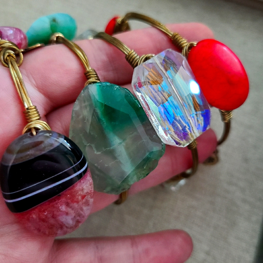 Bourbon and Bowties bracelets